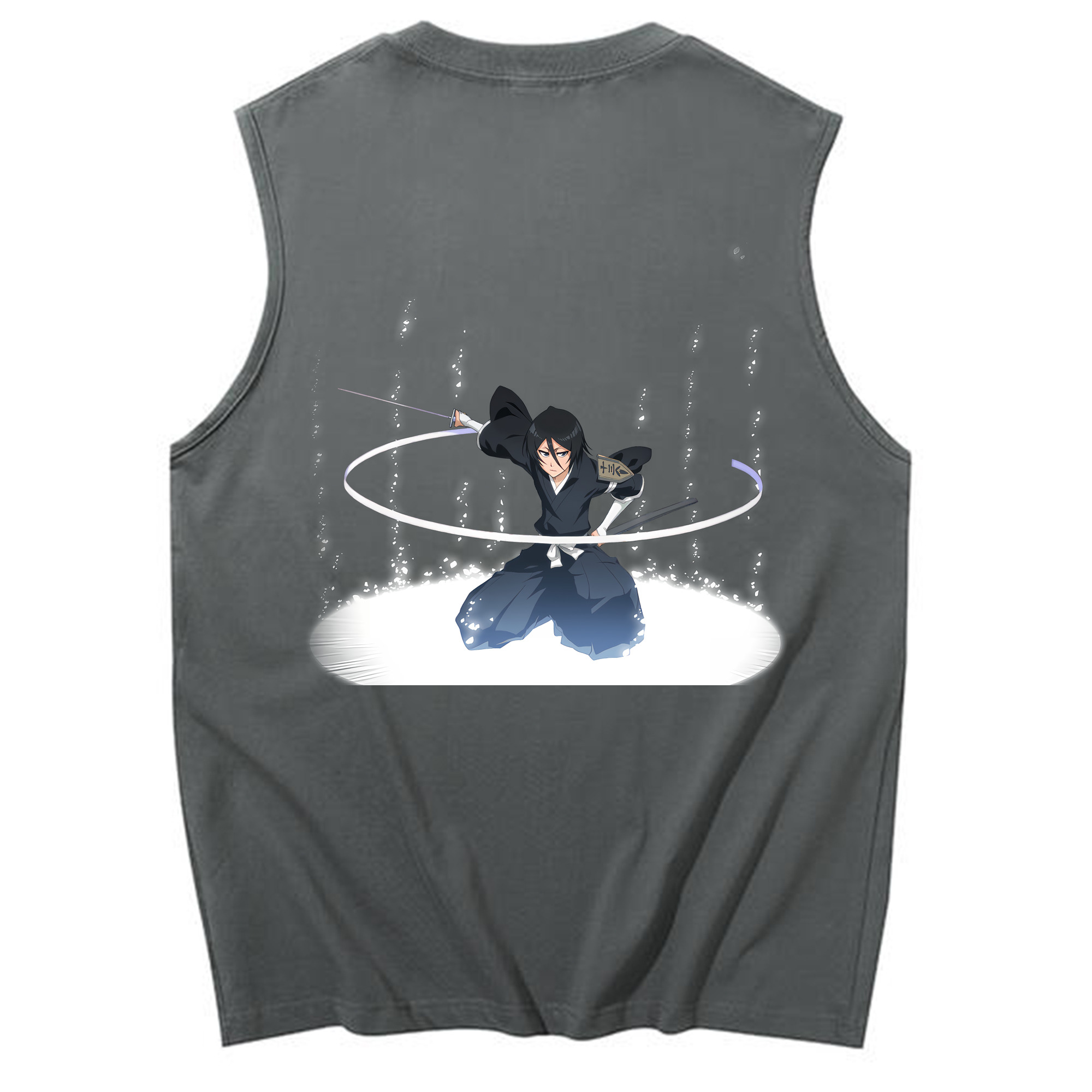 （画像用） ブリーチ 朽木ルキア BLEACH Kuchiki Rukia コットン100％タンクトップ（背面プリント）